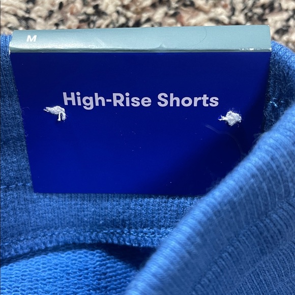 JoyLab French Terry Vibrant Blue Athletic Lounge Shorts High Rise Sz M & L | NWT - Picture 6 of 9